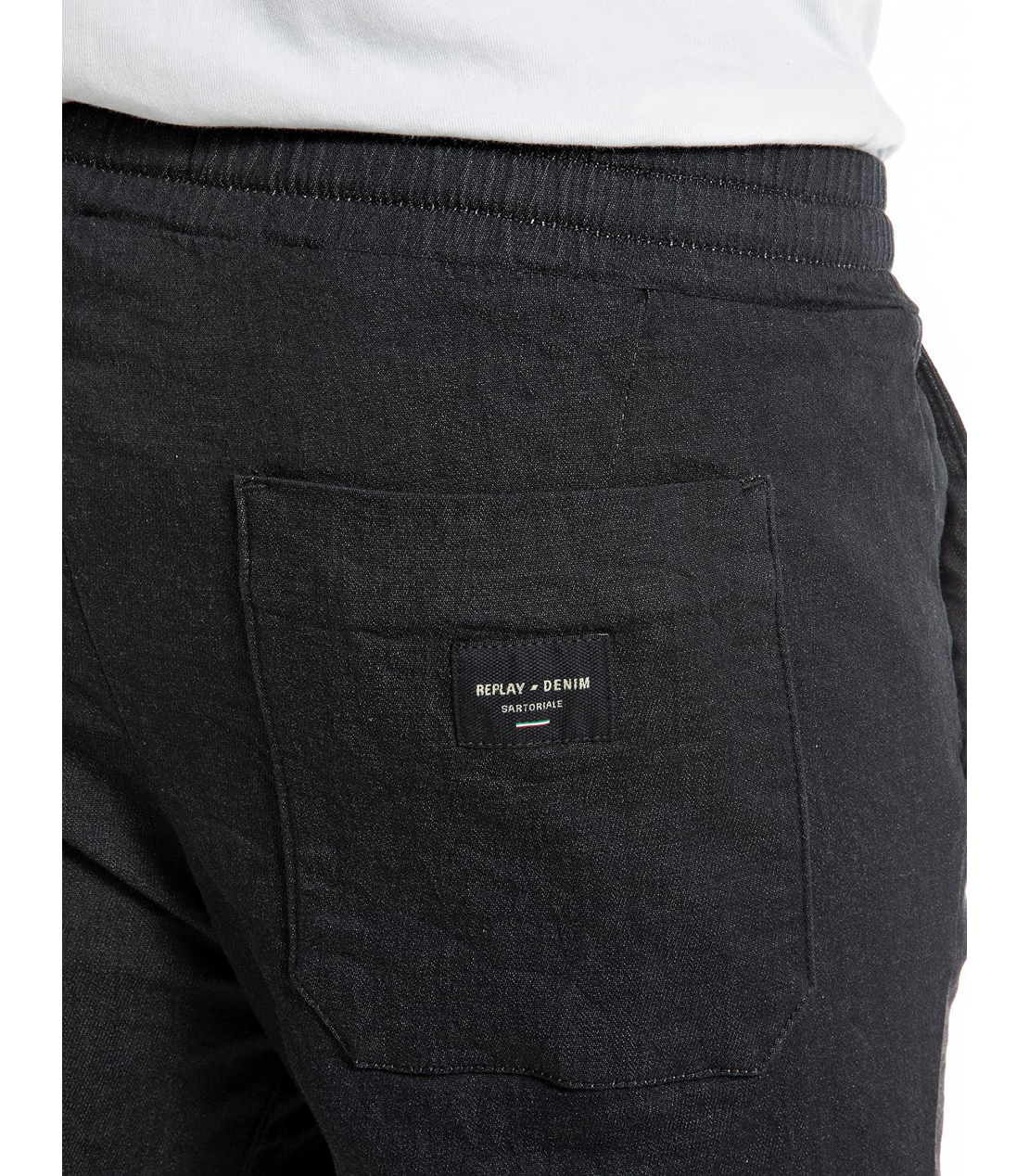 Sartoriale ストレッチフリースデニムパンツ 詳細画像 ブラック 6